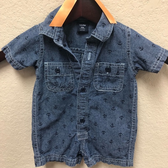 gap denim romper